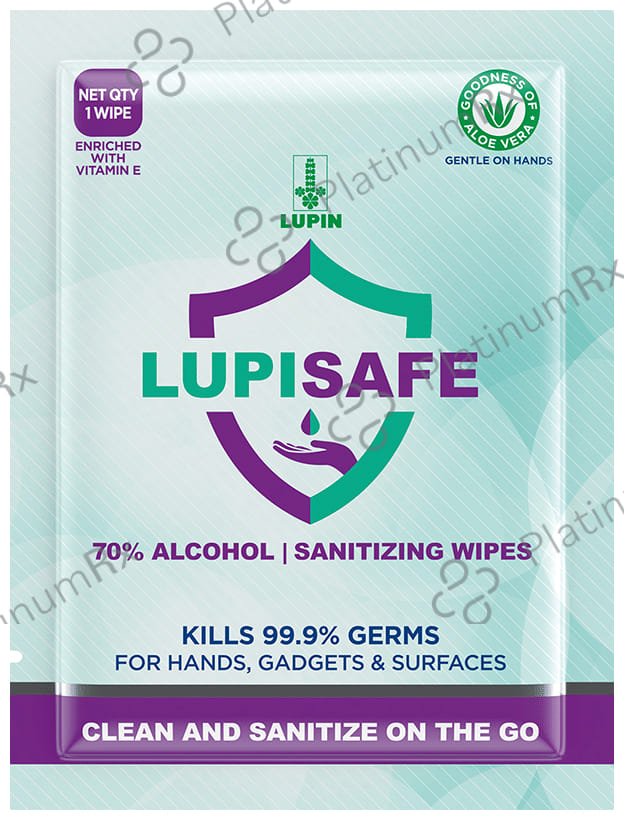 Lupin Lupisafe Sanitizing Wipes 60 wipes
