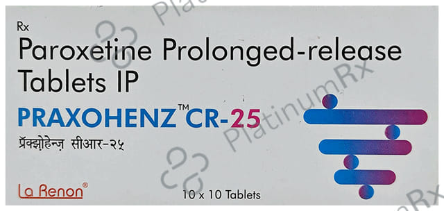 Praxohenz CR 25mg Tablet 10s