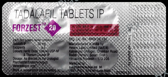 Forzest 20mg Tablet 7s