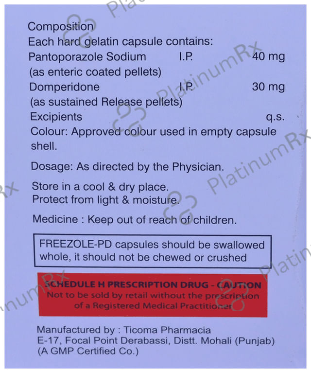 Freezole PD Capsule SR 10s