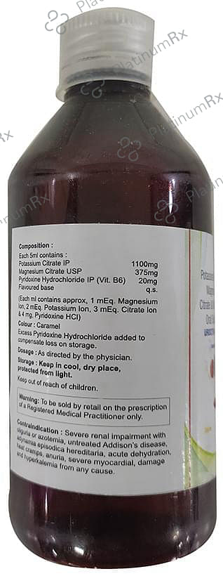 Urocitra-M B6 Oral Solution Sugar Free Lemon