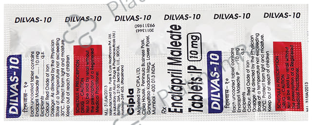 Dilvas 10mg Tablet 10s