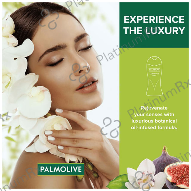 Palmolive Rejuvenating Fig Oil with White Orchid Luminous Oils Shower Gel