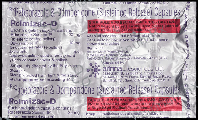 Rolmizac-D Capsule SR