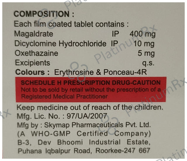 Speucid 10/400/5mg Tablet 10s