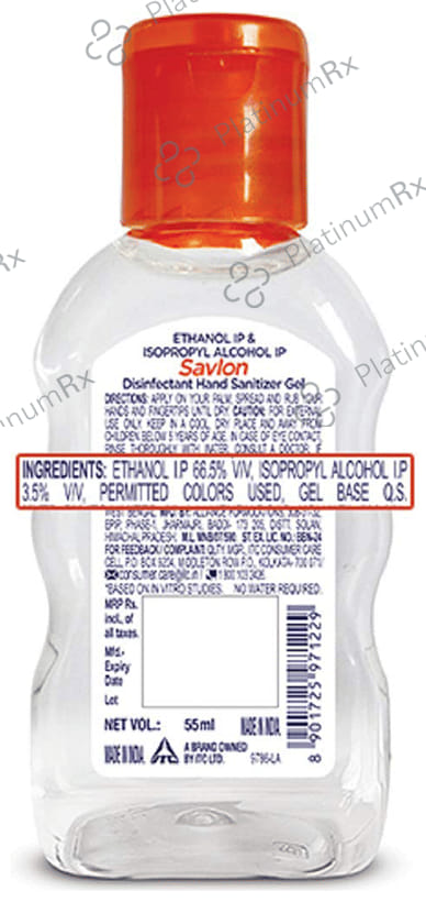 Savlon Hand Sanitizer Gel 55 ml