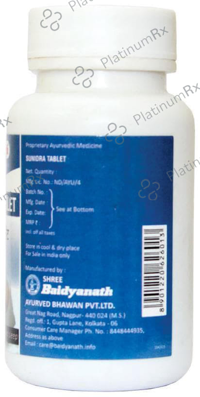 Baidyanath (Nagpur) Sunidra Tablet