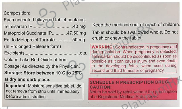 Eritel B 40/50mg Tablet PR 15s