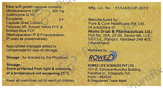 Quantus 300 Soft Gelatin Capsule 10s