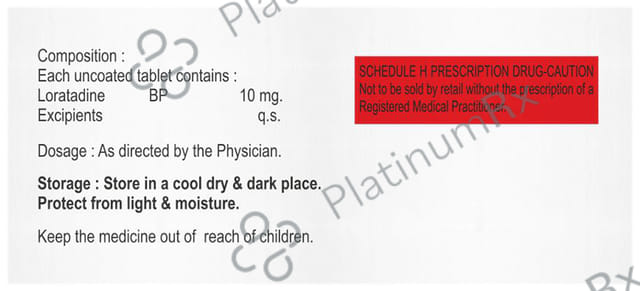 Lorakin 10mg Tablet 10s