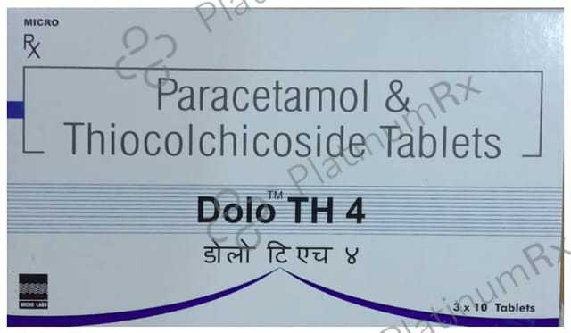 Dolo TH 500/4mg Tablet 10s