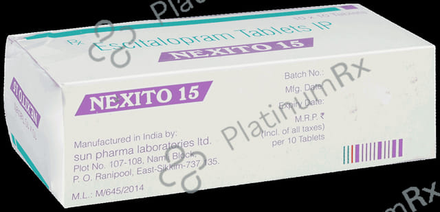 Nexito 15mg Tablet 10s