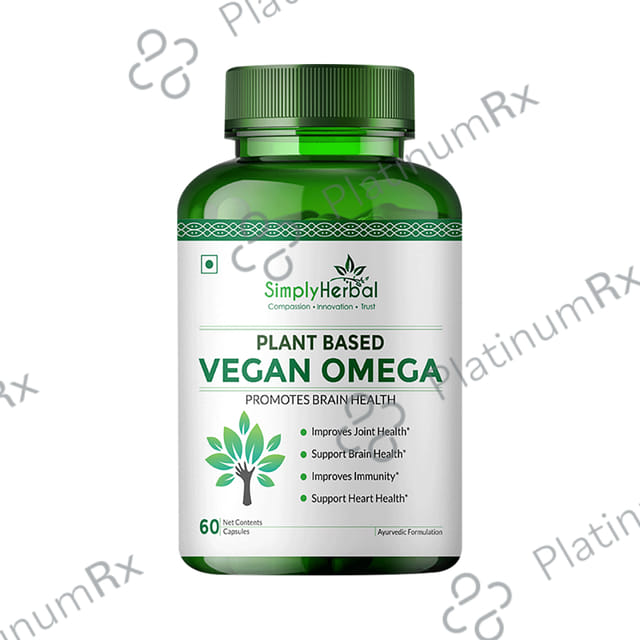 Simply Herbal Vegan Omega Vegetarian Capsules