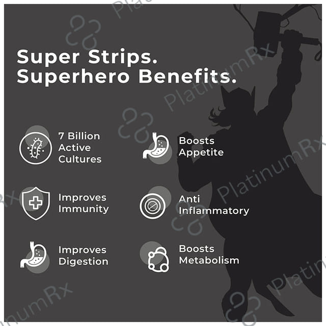 Wellbeing Nutrition Marvel Melts into Active Probiotic Oral Thin Strip Age 6+ Sweet Cherry