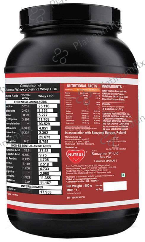 Nutrus ProBC HP Powder 450gm