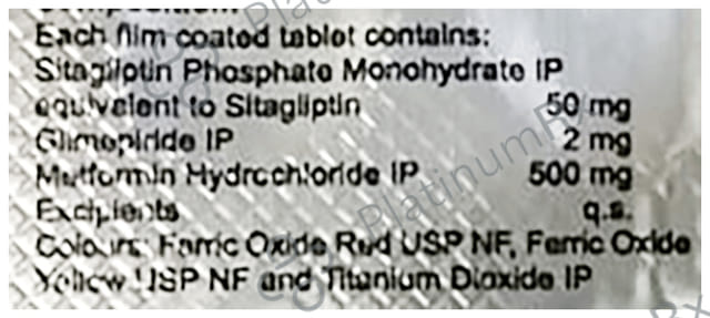 Sitamax GM 2/500/50mg Tablet 10s