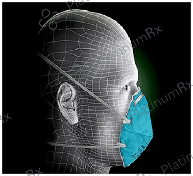 3M N95 1860 Health Care Particulate Respirator & Surgical Mask Teal Blue