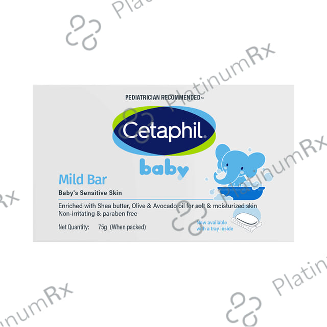 Cetaphil Baby Mild Bar with Shea Butter 75gm
