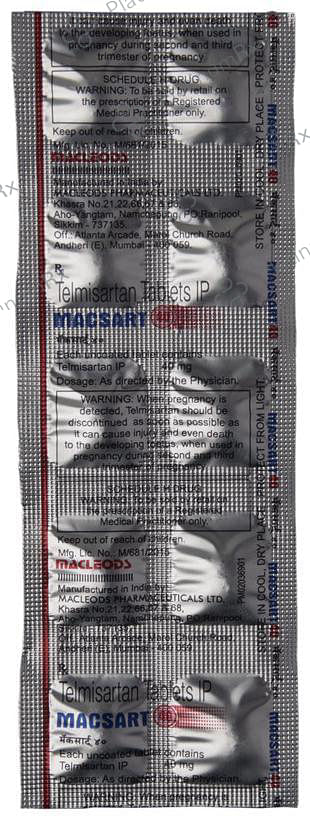 Macsart 40mg Tablet 10s