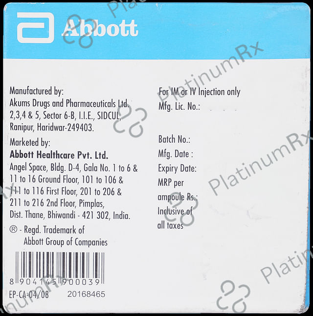 Eptoin 50mg Injection 2ml